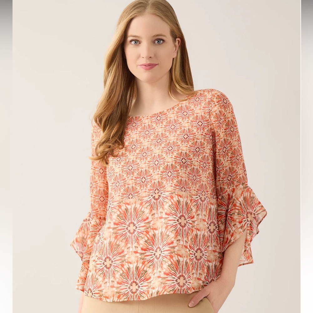 Kasper | Sunburst Blouse